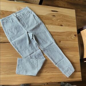 Striped Blue and White Pants